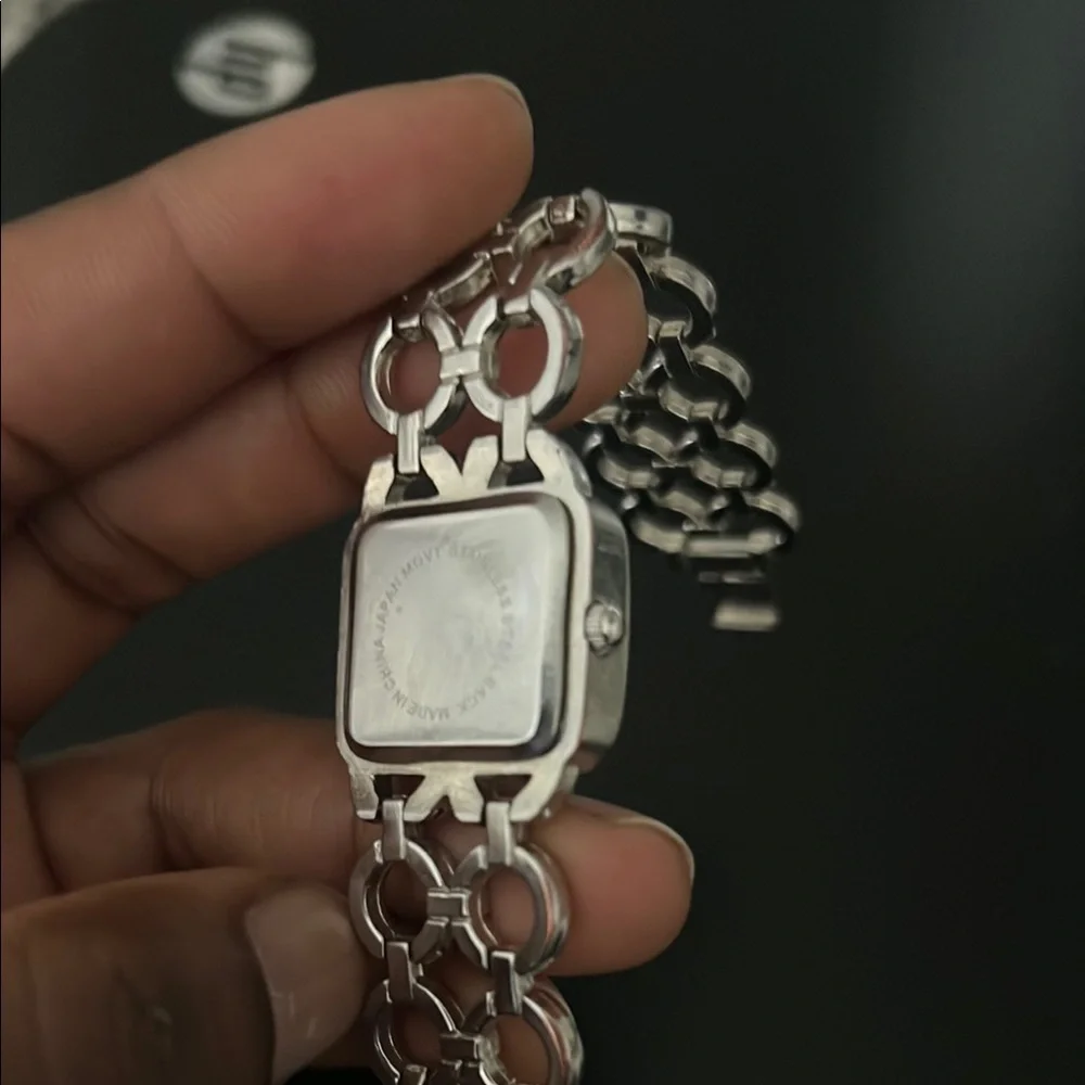 Bell & Ross “Tank”Silver Chain Link Watch